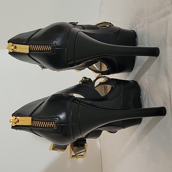 Black studded platform stilettos - Picture 4 of 8